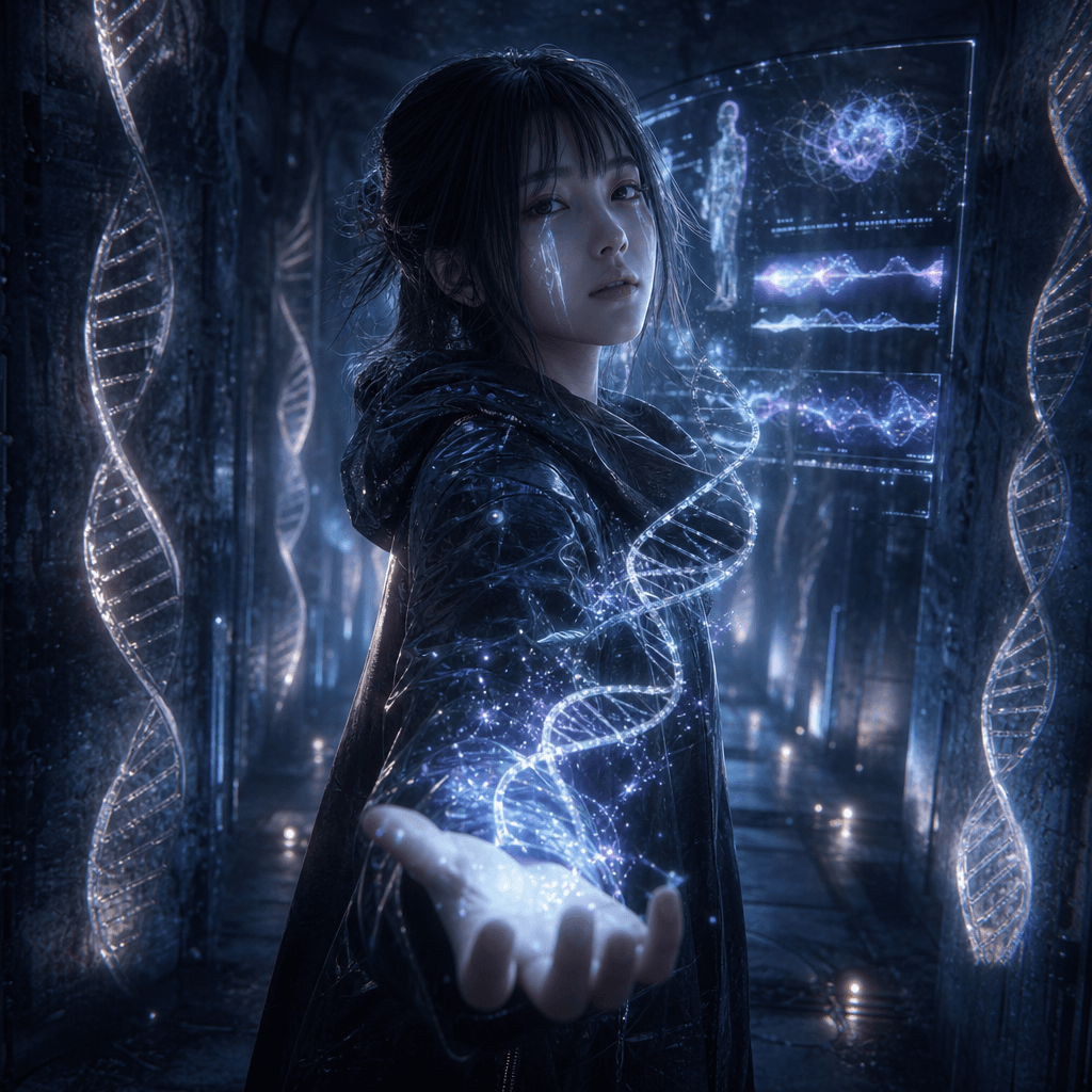遺伝子に眠る罪人の娘 — Epoch SF短編小説の挿絵